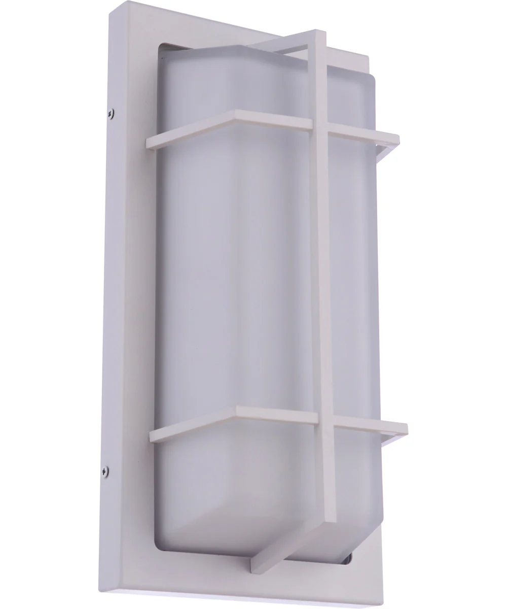Bulkhead Rectangular 2-Light Outdoor Lighting Textured White - Image 6
