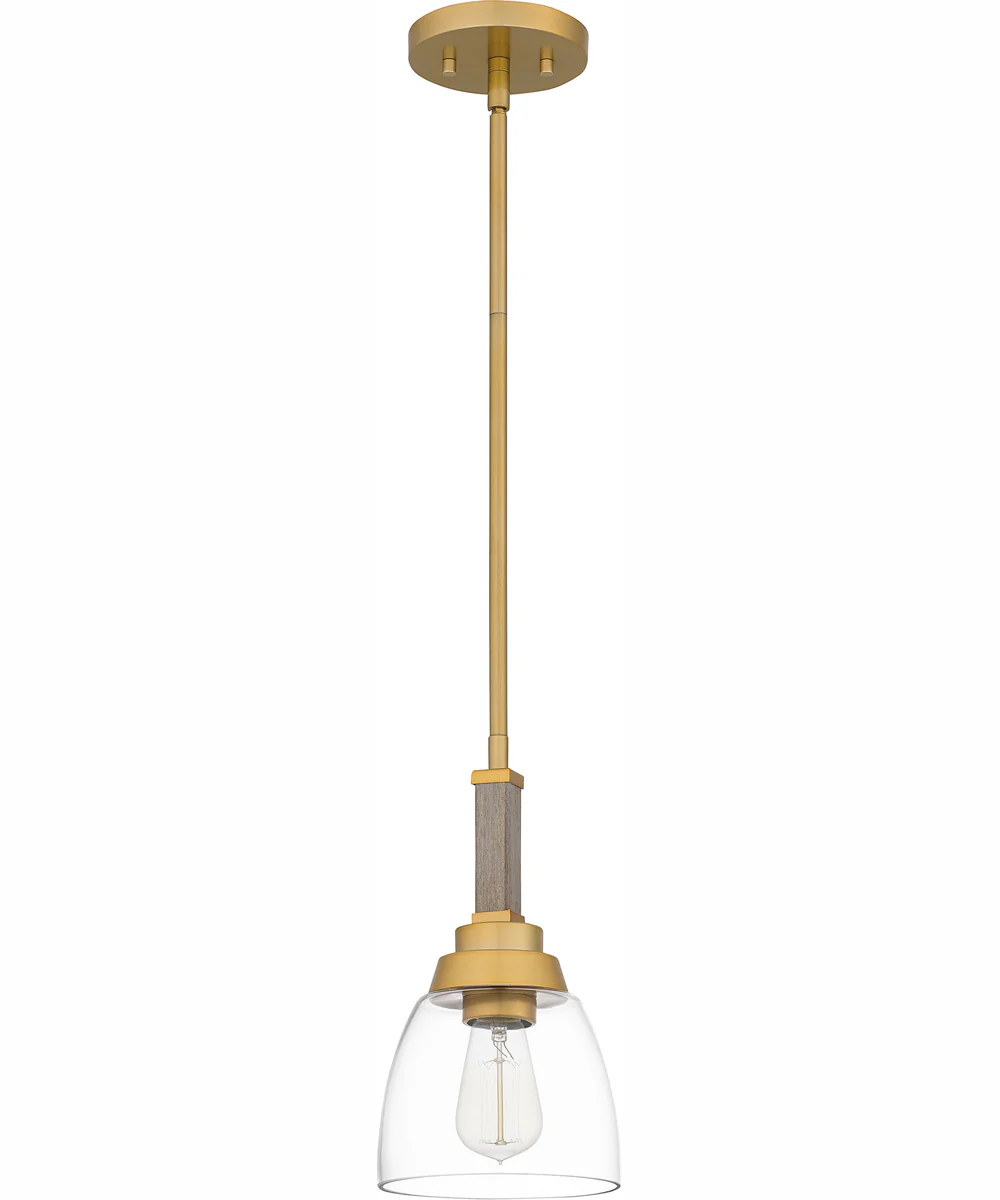 Burkett Small 1-light Mini Pendant Light Gold - Image 3