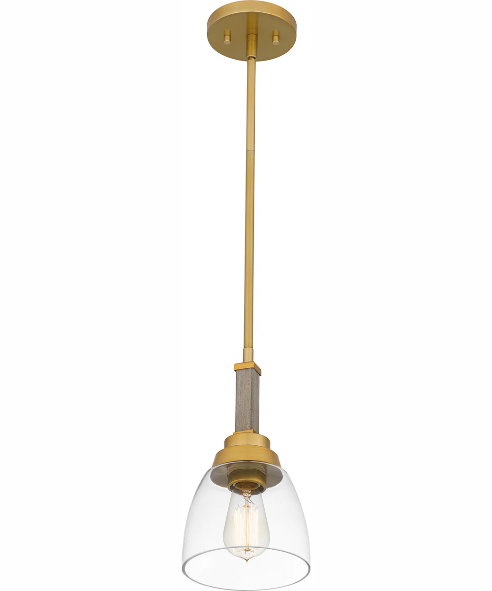 Burkett Small 1-light Mini Pendant Light Gold - Image 5
