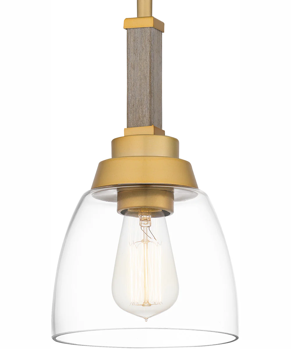 Burkett Small 1-light Mini Pendant Light Gold - Image 6