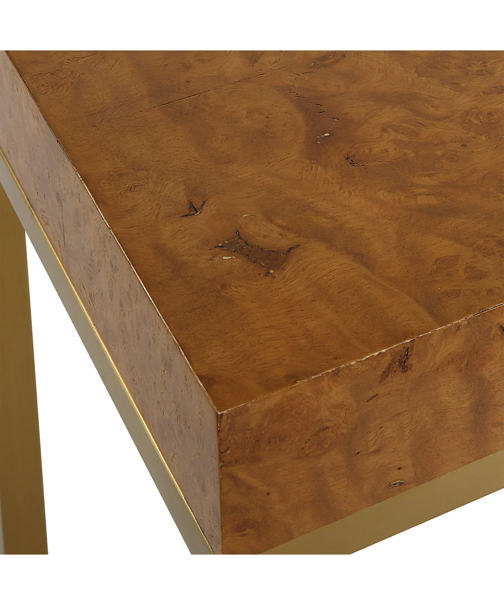 Burl-esque Wooden Nesting Tables, Set of 2 - Image 7