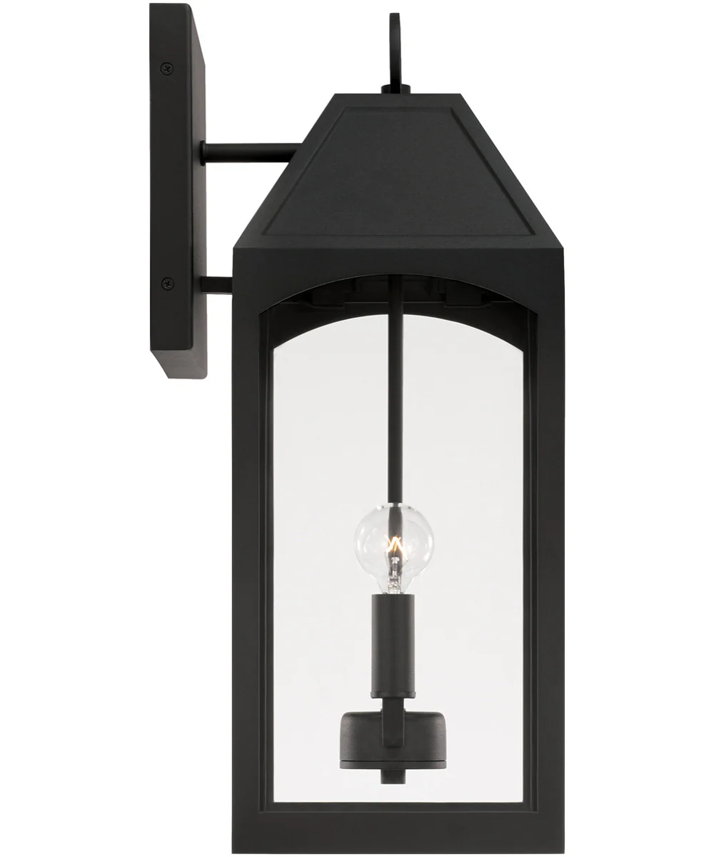 Burton 2-Light Outdoor Wall-Lantern Rain or Shine - Black - Image 4