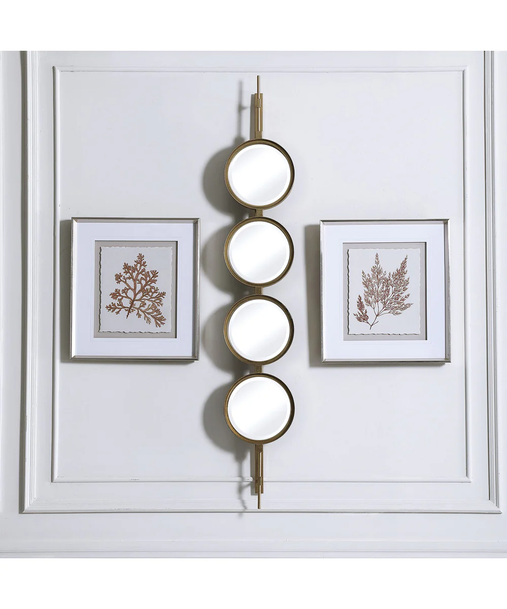 Button Gold Mirror