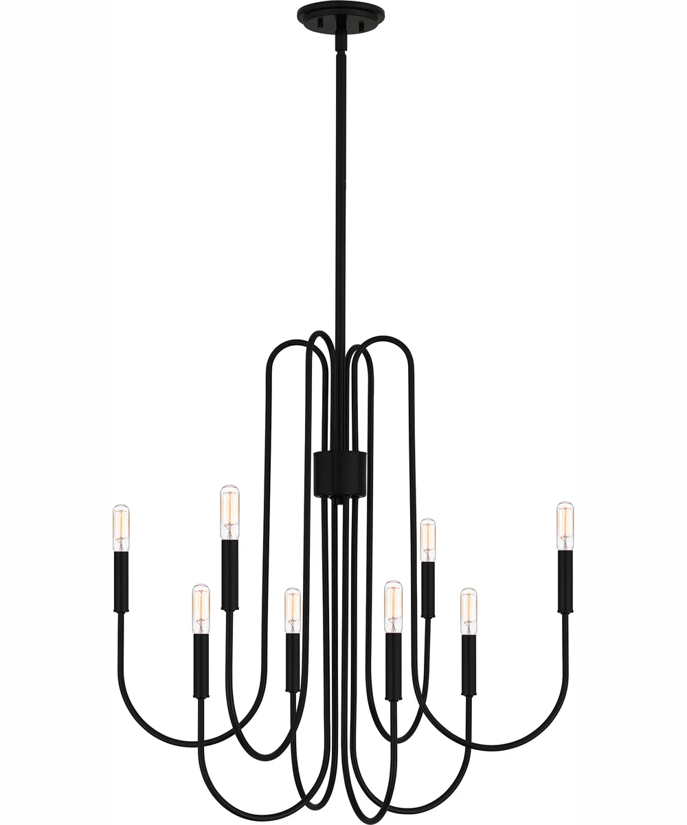 Cabry 8-light Chandelier Mystic Black - Image 2