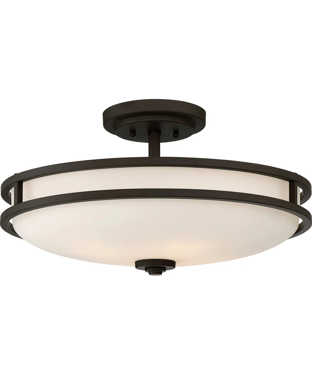 Cadet Large 4-light Semi Flush Mount Old Bronze - Image 2