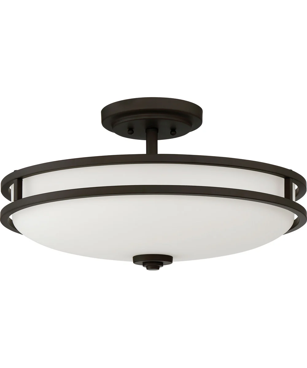 Cadet Large 4-light Semi Flush Mount Old Bronze - Image 3