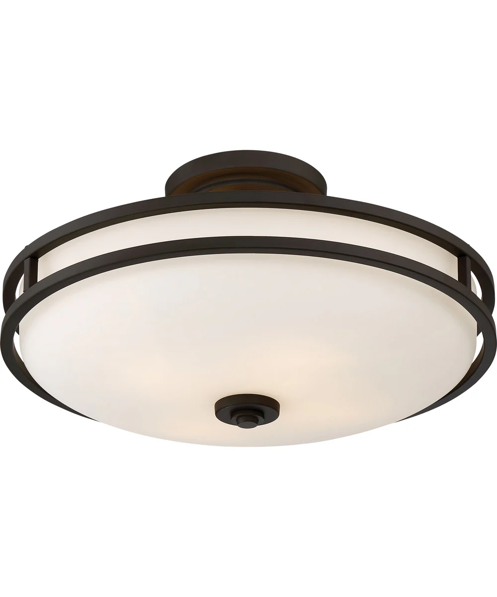 Cadet Large 4-light Semi Flush Mount Old Bronze - Image 4