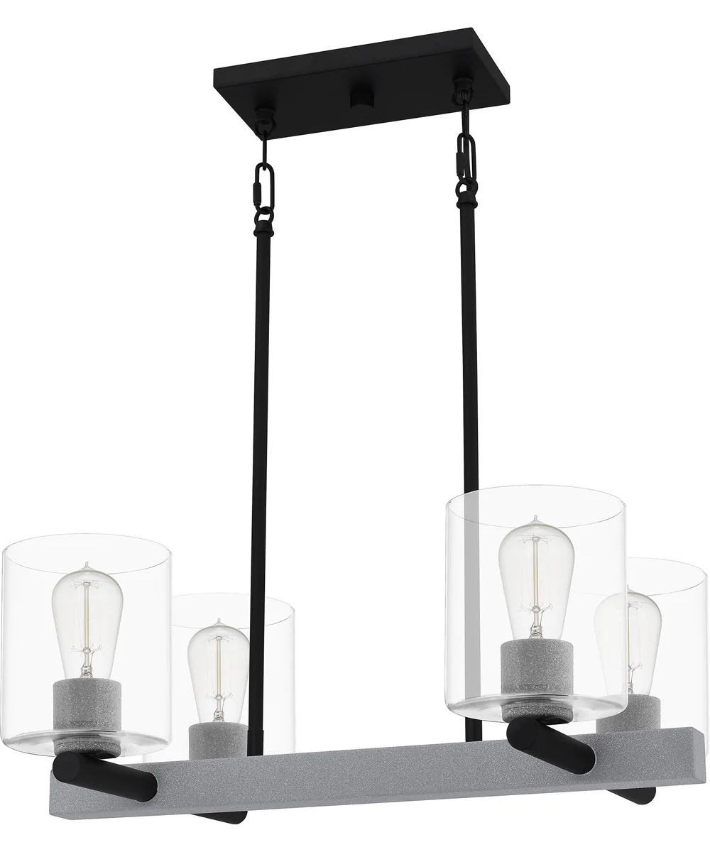 Caldwell 4-light Island Light Matte Black - Image 3