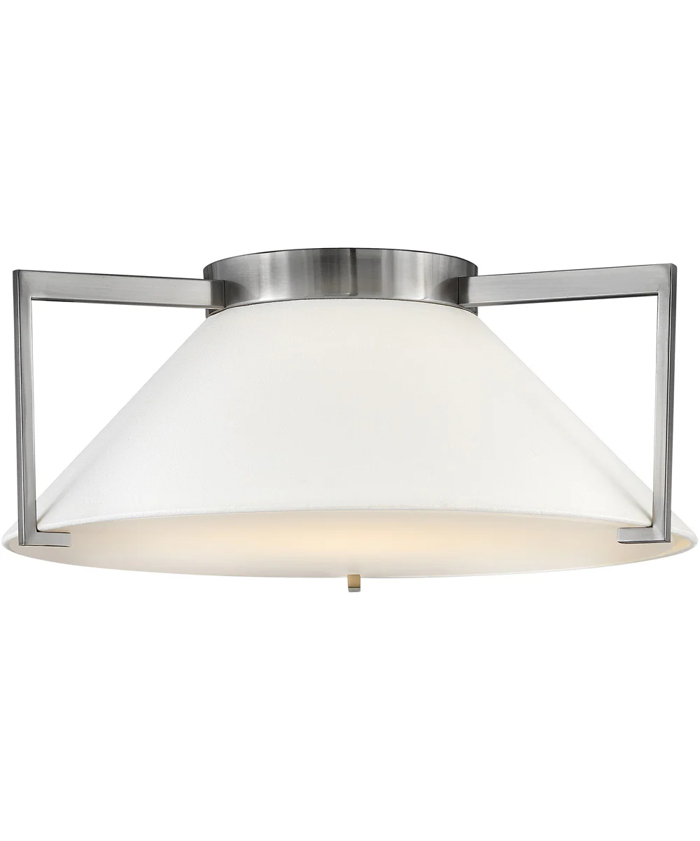 Calla LED-Light Large Flush Mount in Antique Nickel