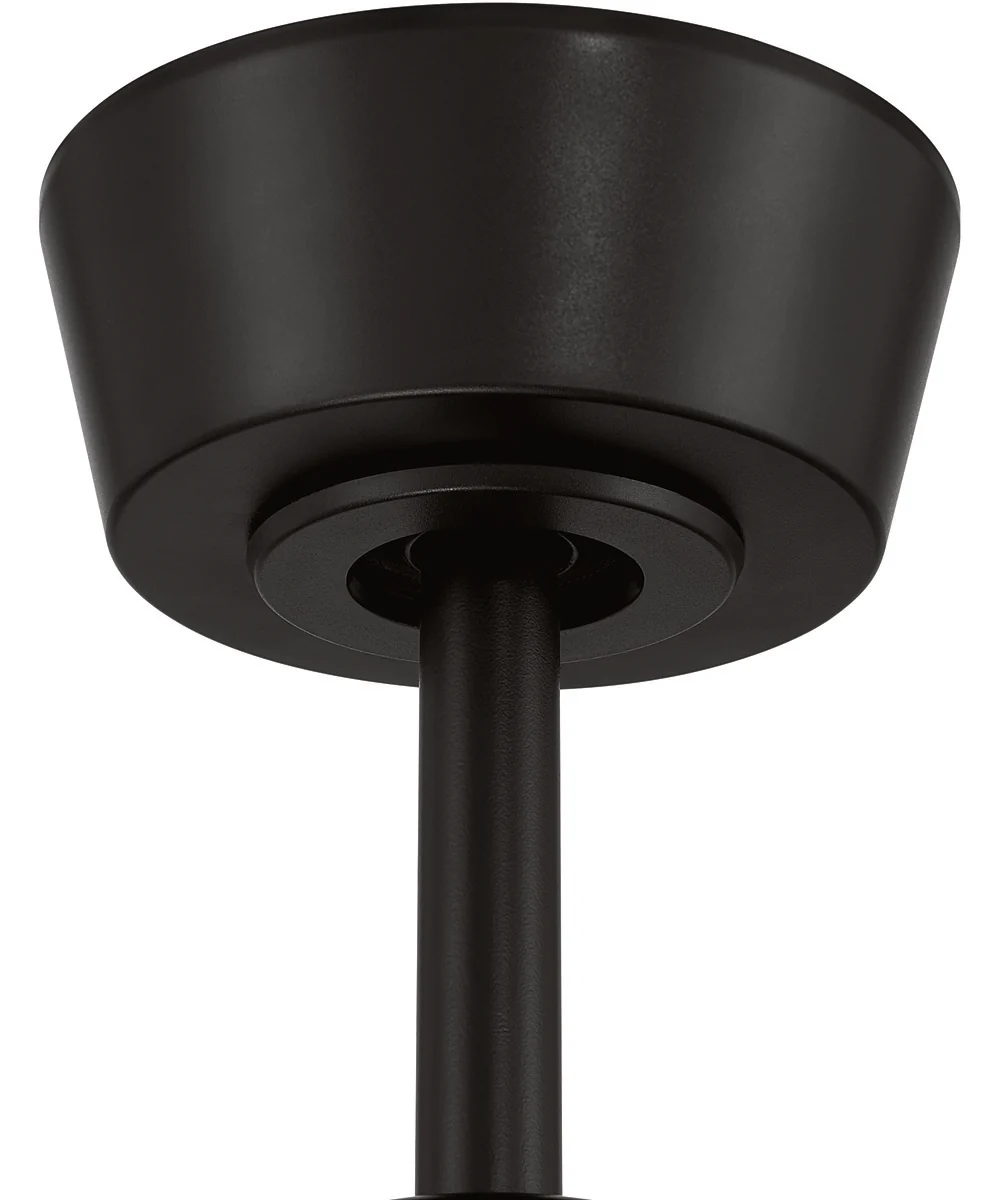 Canto 52" 3-Blade Indoor/Outdoor Rated Damp Ceiling Fan 1-Light Fan Flat Black - Image 5