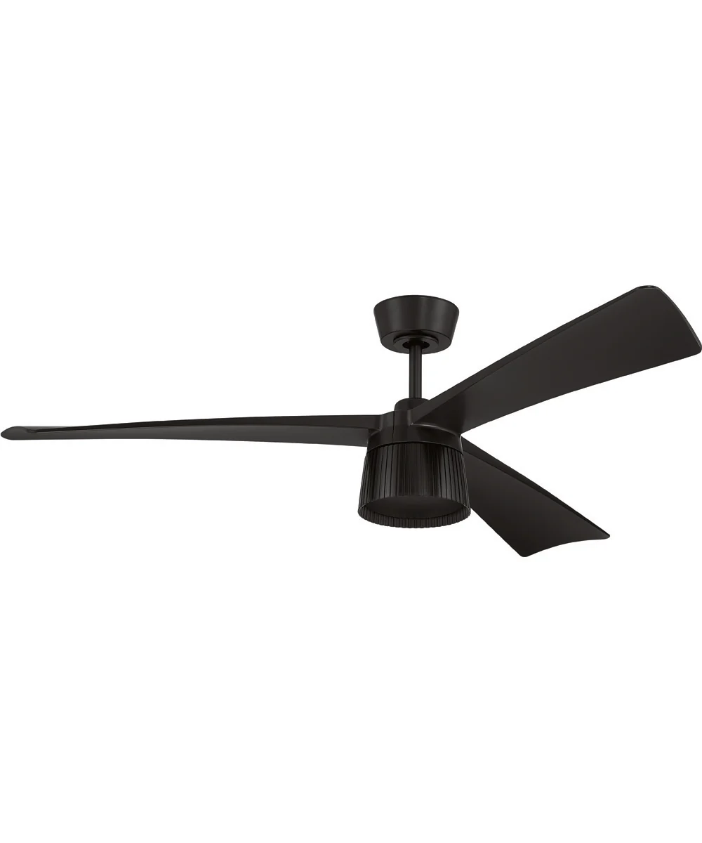 Canto 52" 3-Blade Indoor/Outdoor Rated Damp Ceiling Fan 1-Light Fan Flat Black - Image 7
