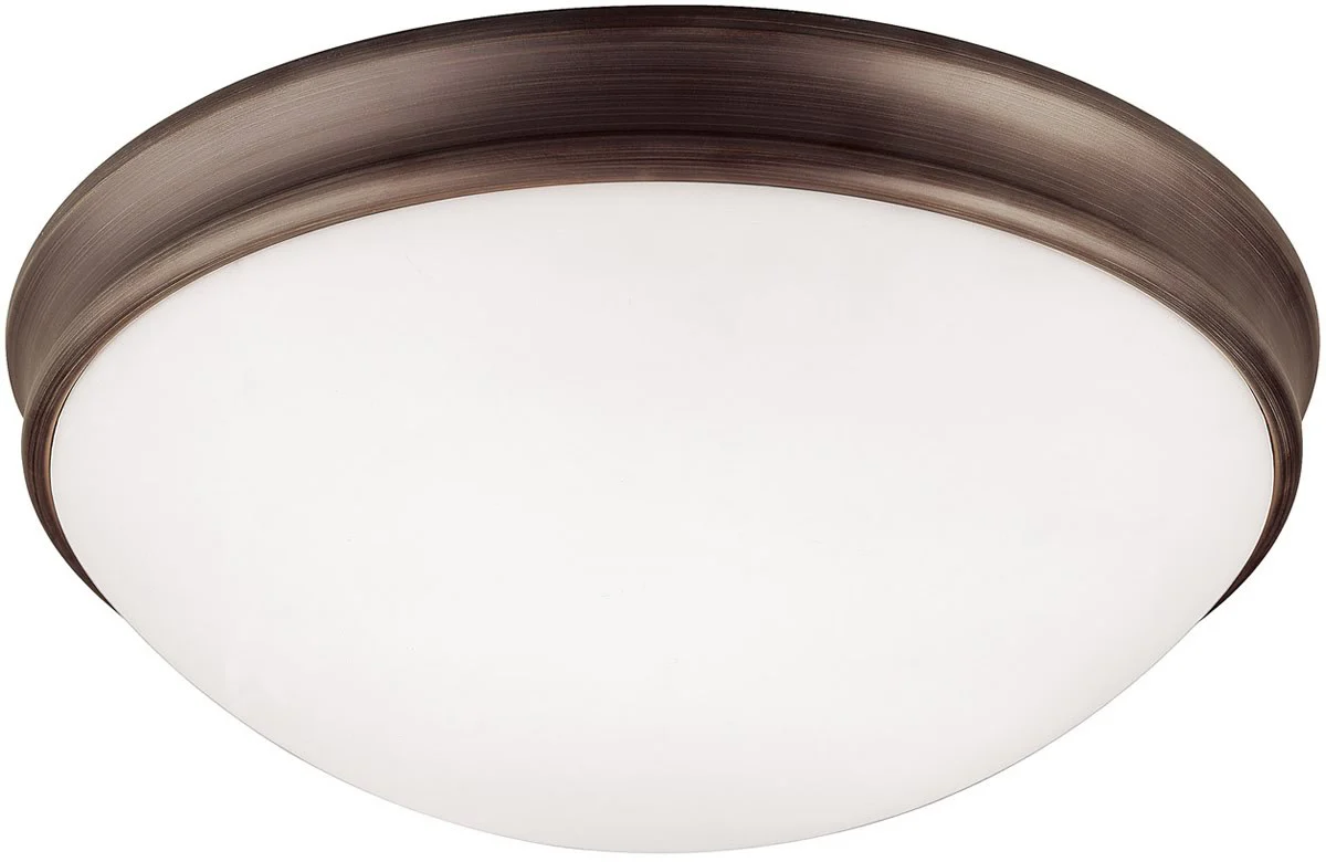 14"W 3-Light Ceiling Light Oil Rubbed Bronze