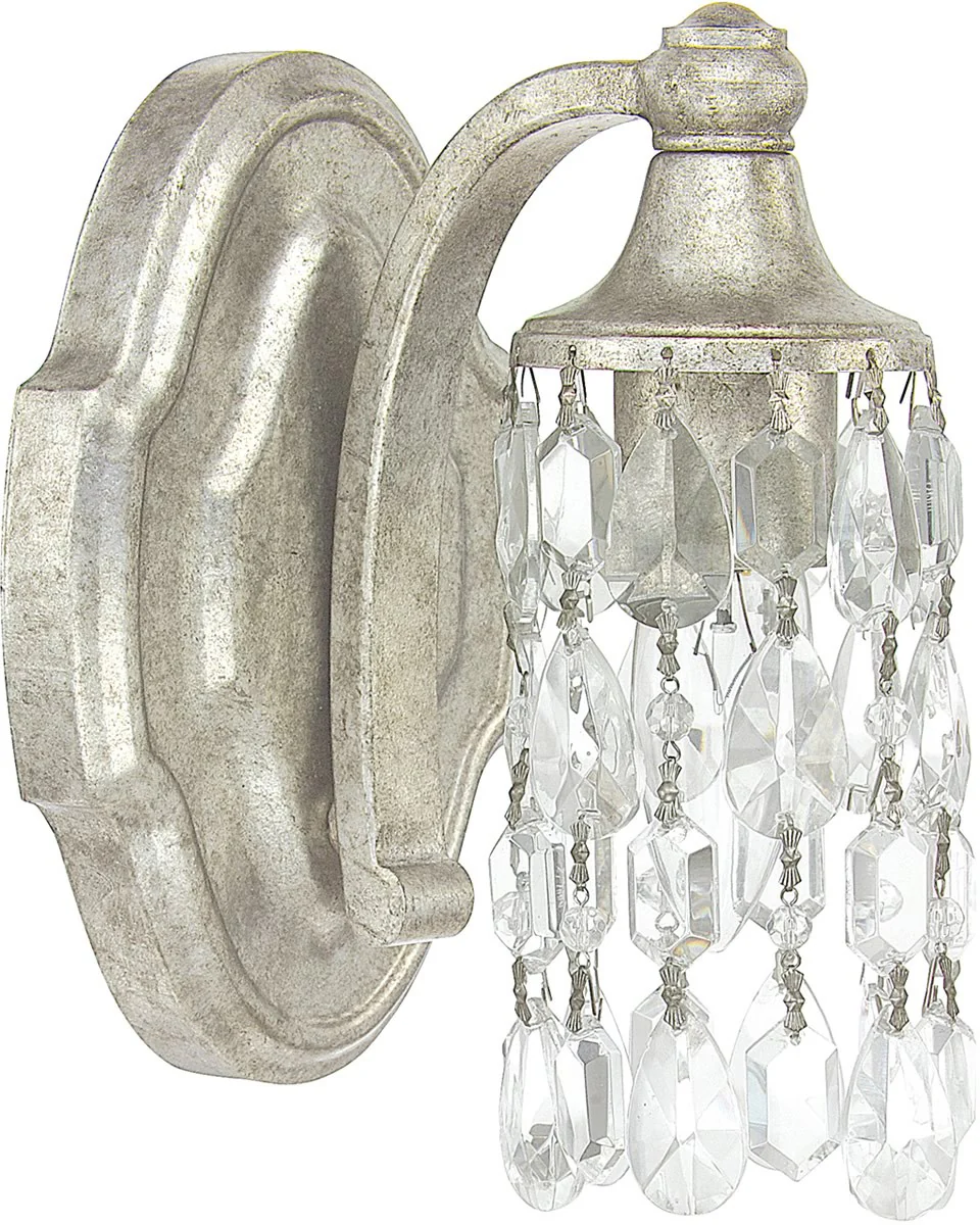5"W Blakely 1-Light Sconce Antique Silver