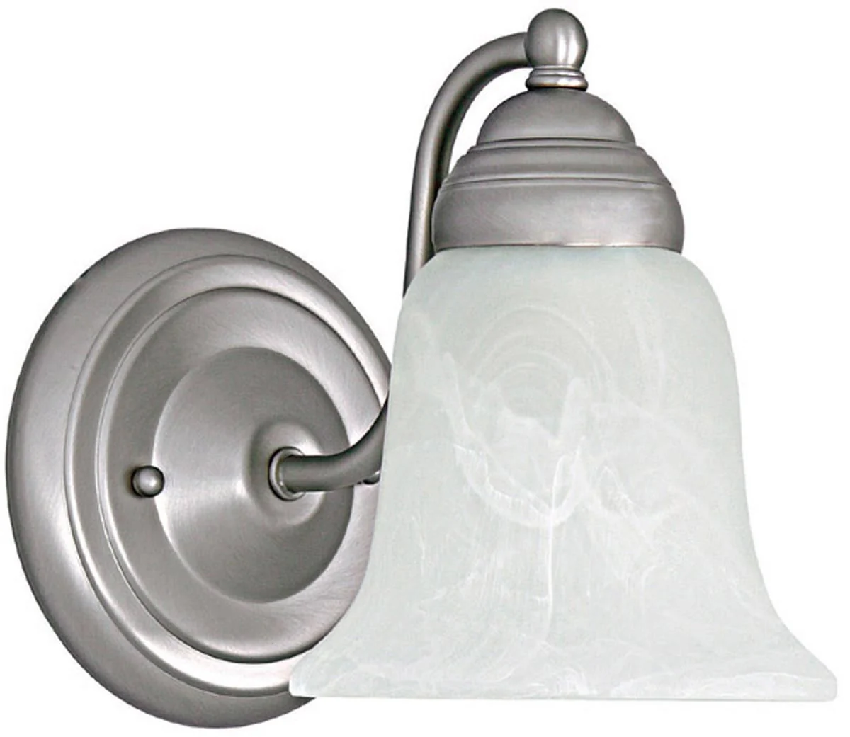 6"W Capital Sconces 1-Light Sconce Matte Nickel