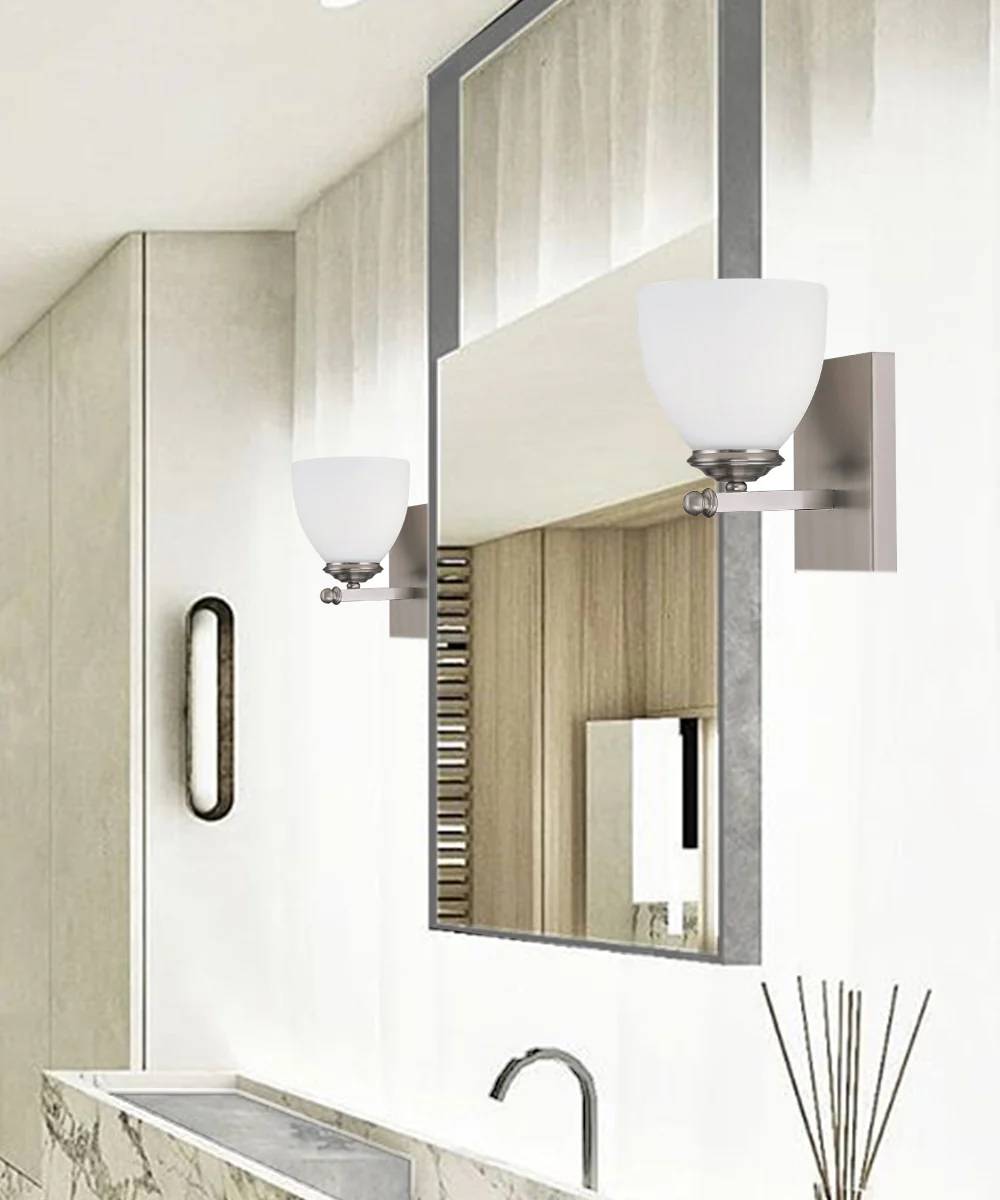 5"W Chapman 1-Light Sconce Matte Nickel - Image 3