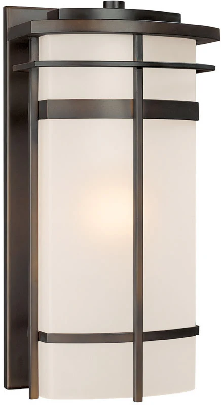 13"H Lakeshore 1-Light Outdoor Old Bronze