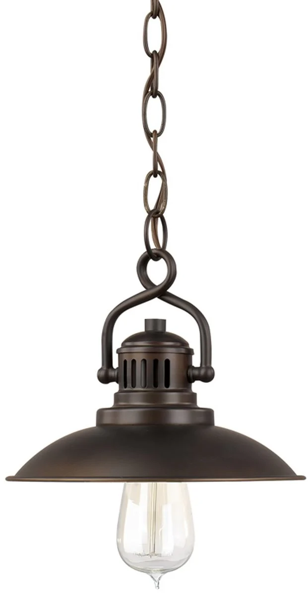 10"W O'Neill 1-Light Mini-Pendant Burnished Bronze