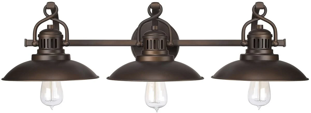 30"W ONeill 3-Light Vanity Burnished Bronze