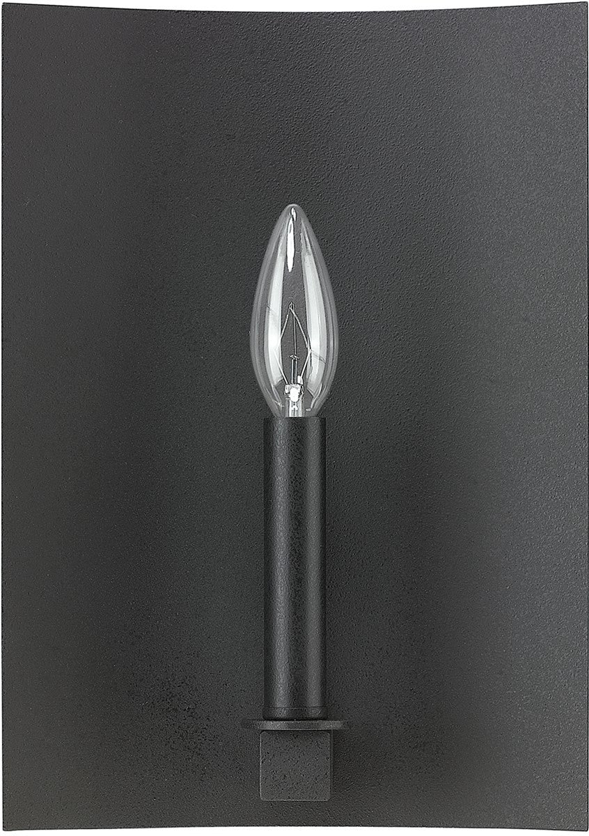 8"W Pearson 1-Light Sconce Black Iron