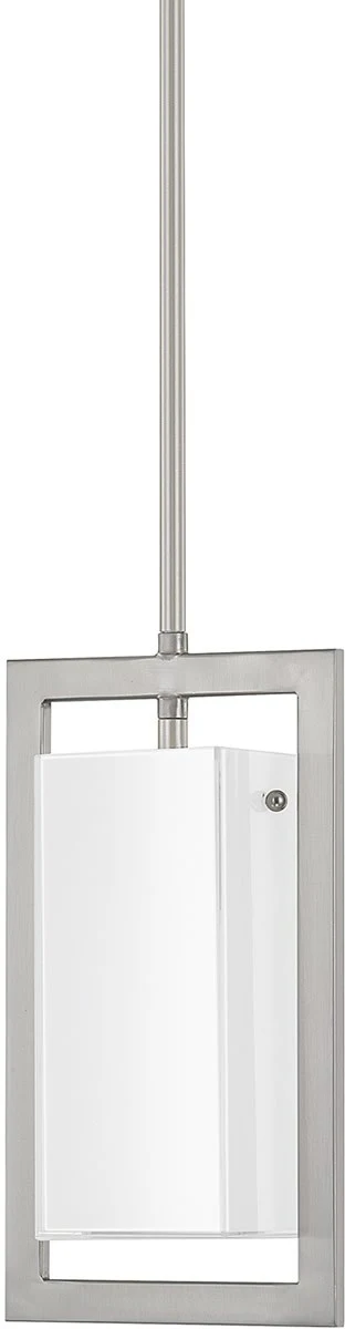 7"W Tahoe 1-Light Mini-Pendant Brushed Nickel
