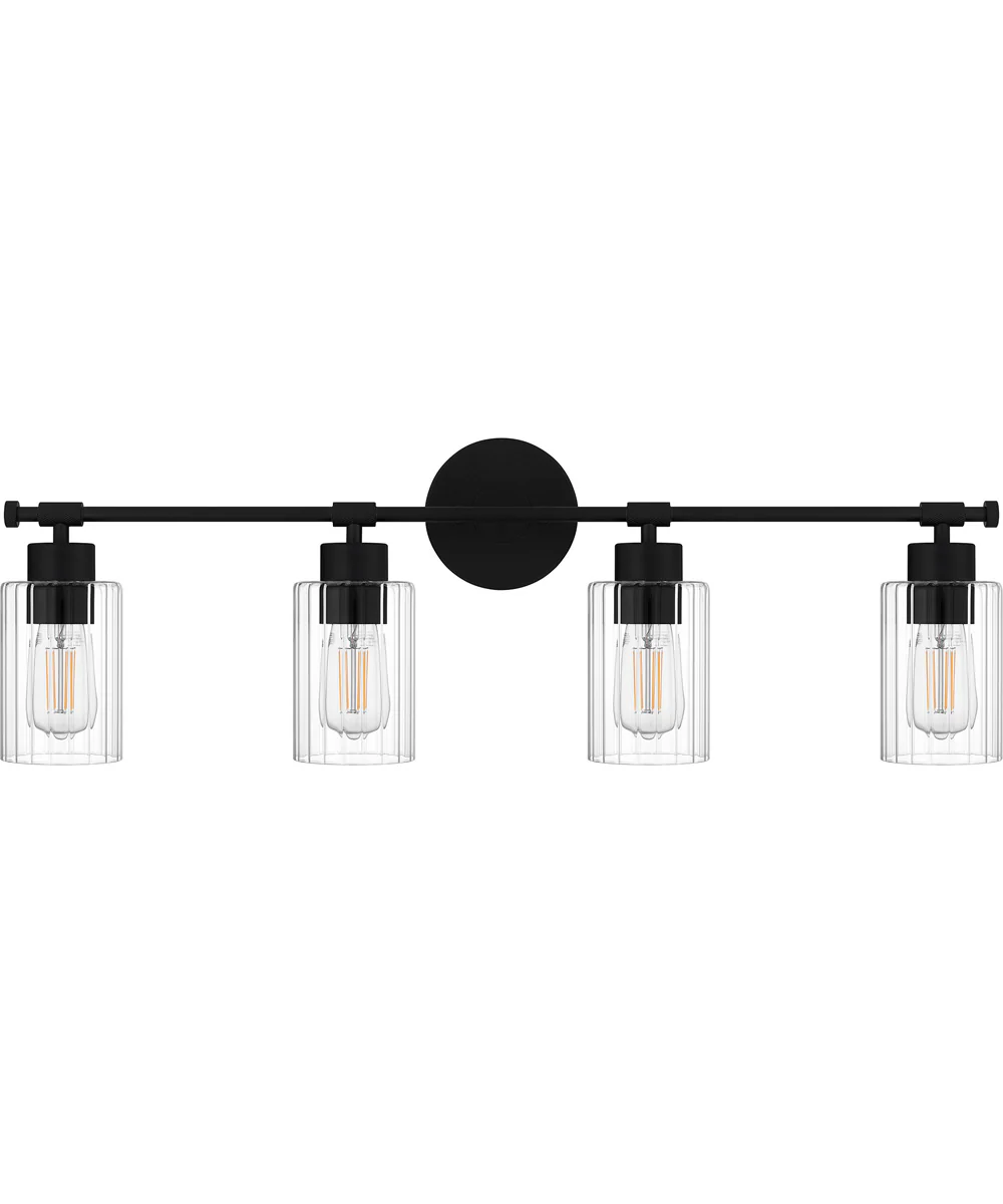 Caputo Extra Large 4-light Bath Light Matte Black - Image 2