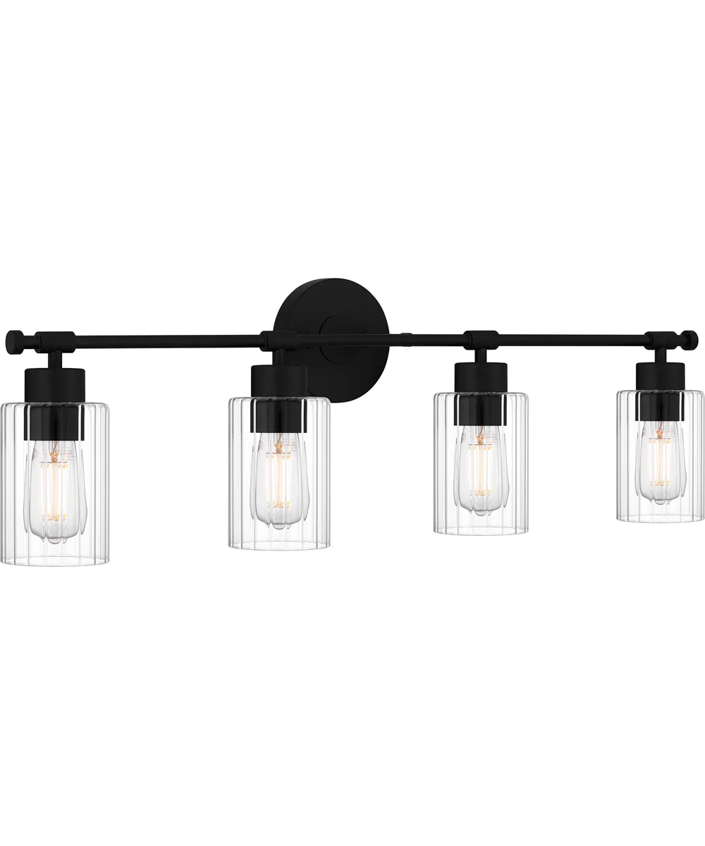 Caputo Extra Large 4-light Bath Light Matte Black - Image 3