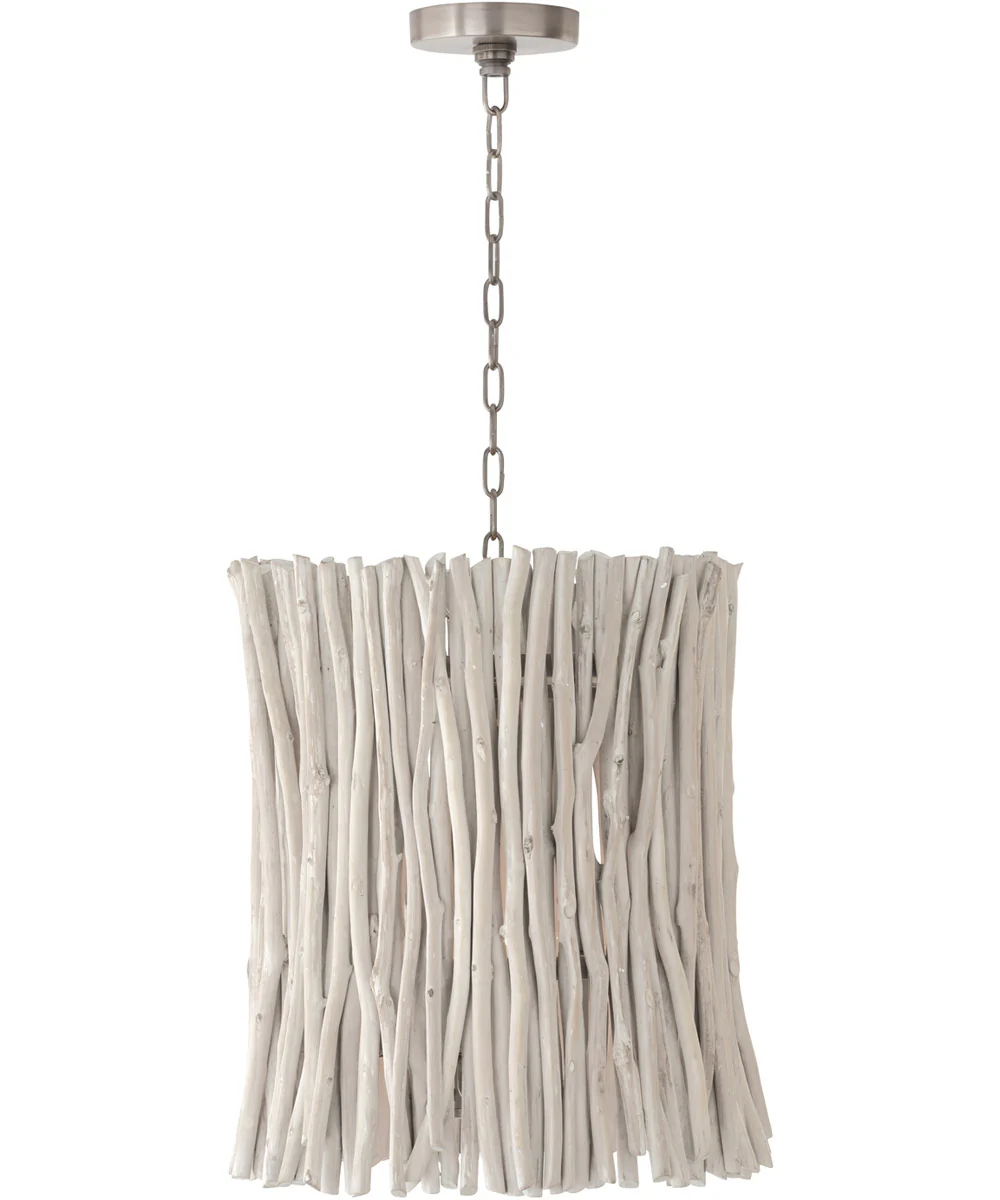 Cara 4-Light Pendant Brushed Pewter