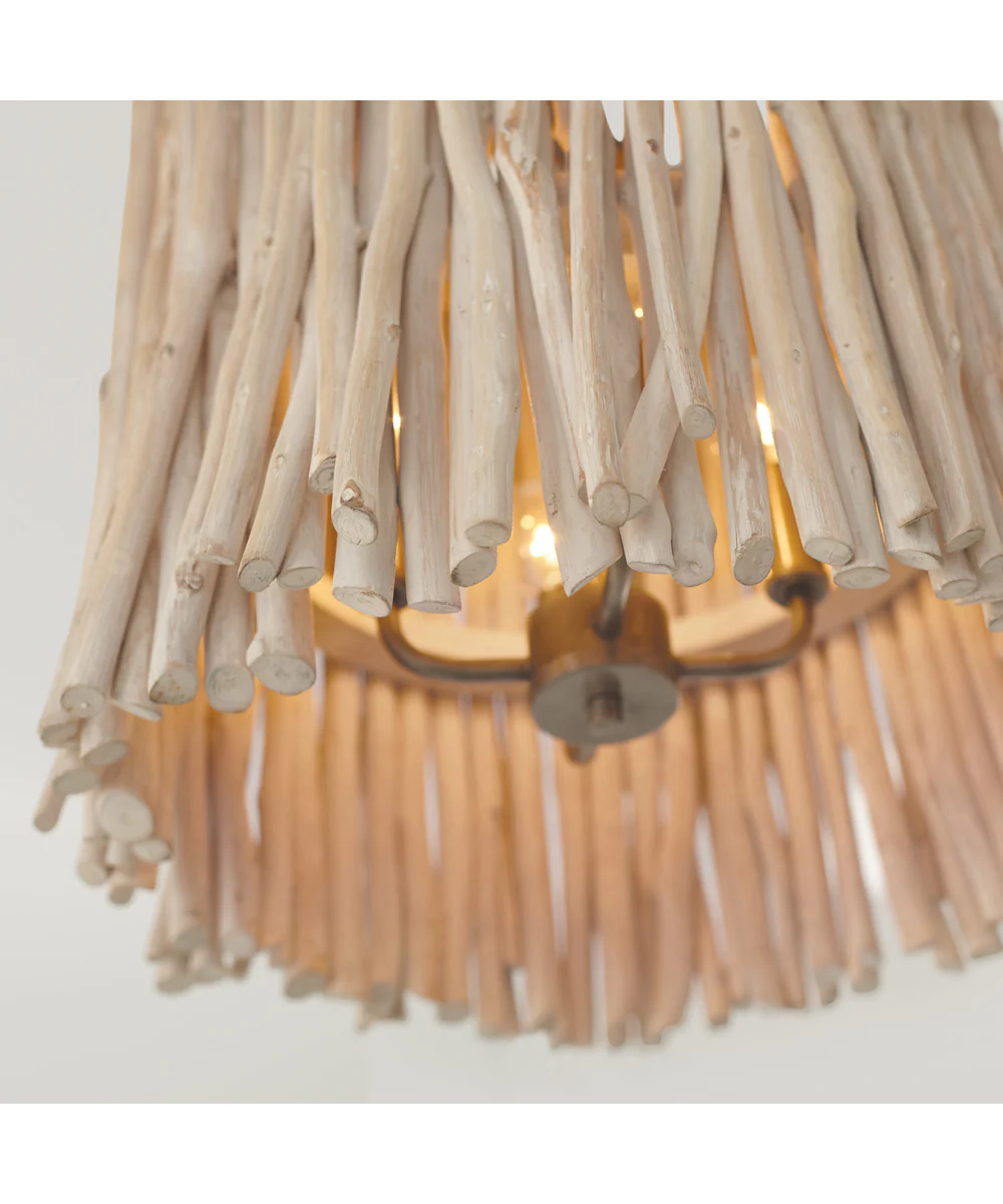 Cara 4-Light Pendant Brushed Pewter - Image 3