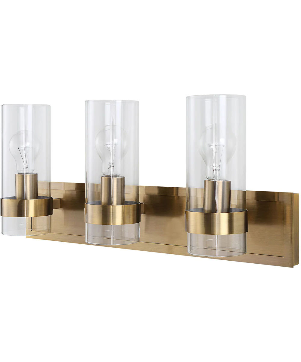 Cardiff Antique Brass 3 Light Vanity - Image 5