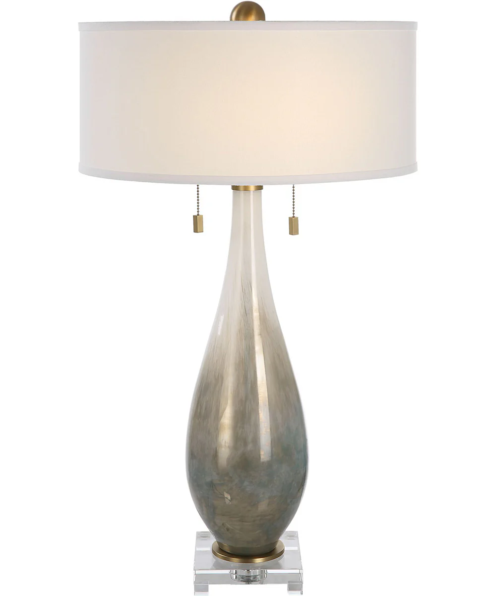 Cardoni Bronze Glass Table Lamp
