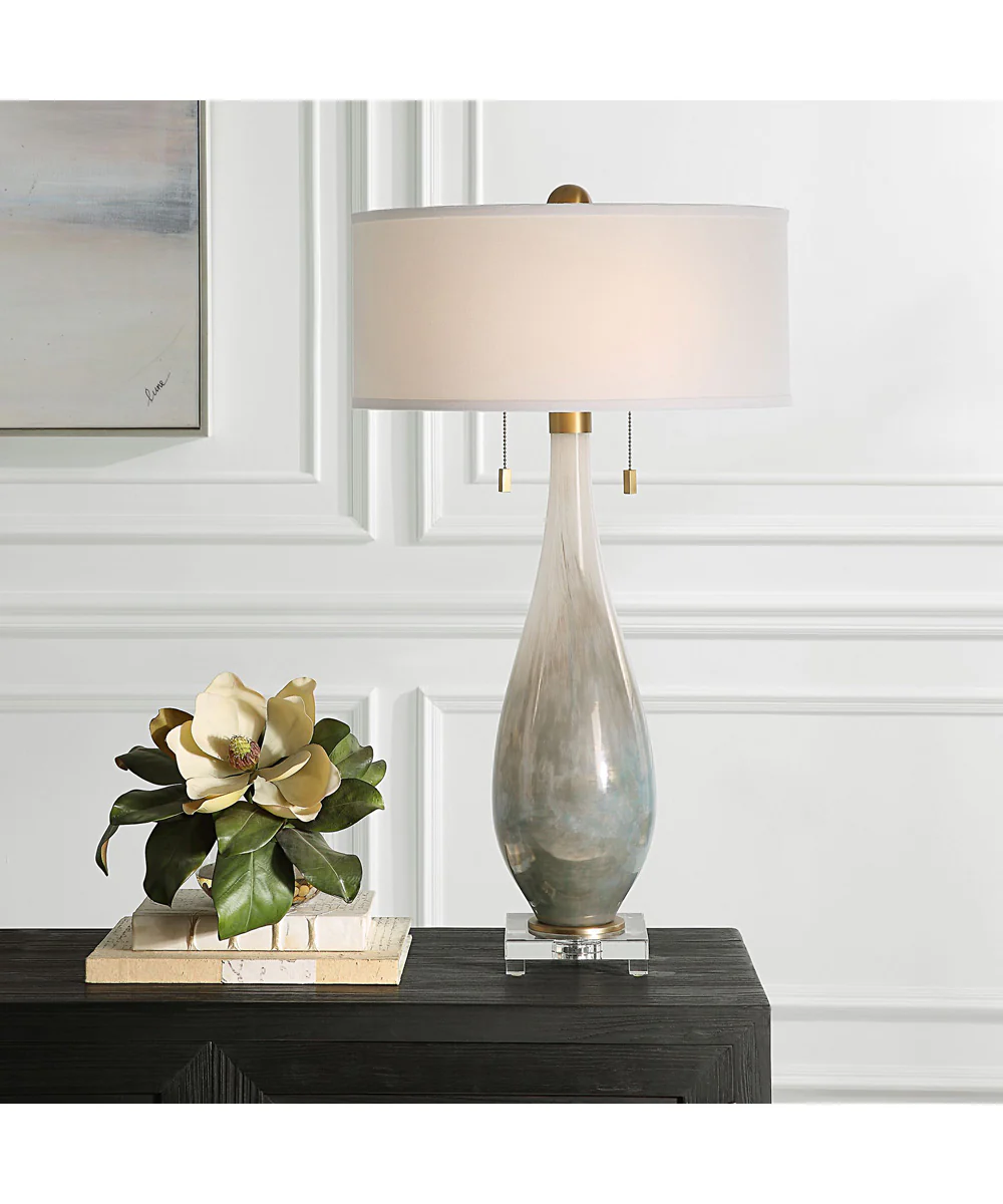 Cardoni Bronze Glass Table Lamp - Image 2