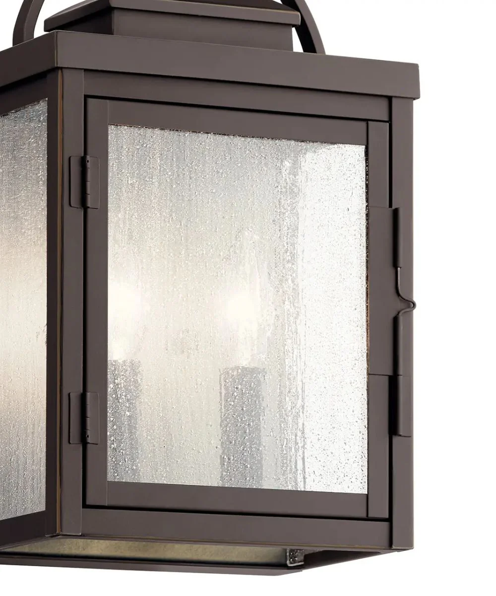 Carlson 15"H  2-Light Bronze Finish Outdoor Wall Lantern by Kichler - Image 5