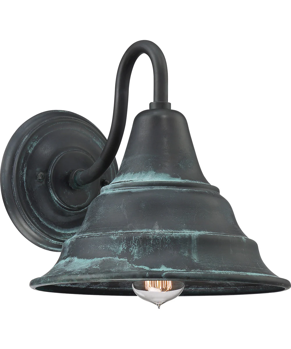 Carmel Large 1-light Outdoor Wall Light Aged Verde - Image 2