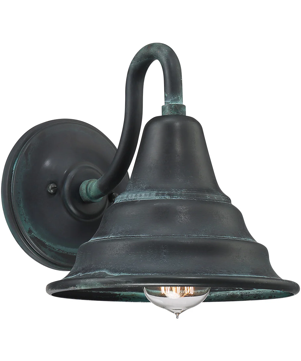 Carmel Medium 1-light Outdoor Wall Light Aged Verde - Image 2