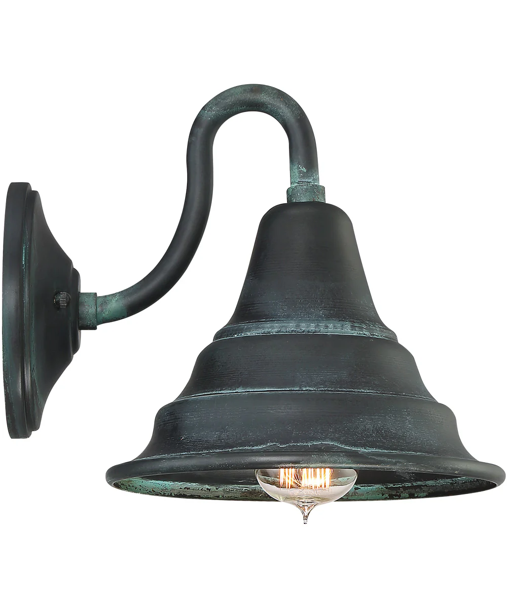 Carmel Medium 1-light Outdoor Wall Light Aged Verde - Image 5