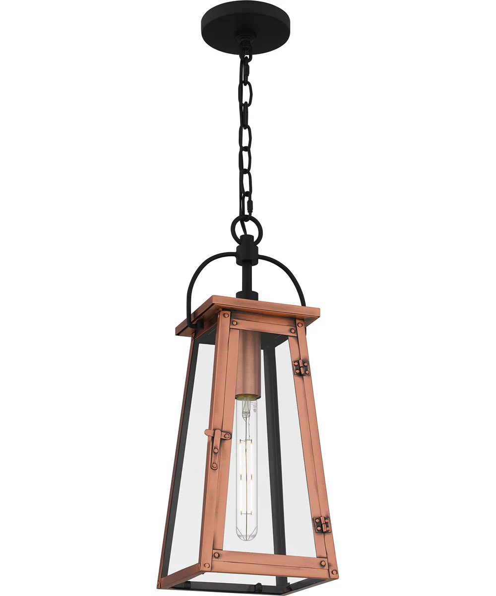 Carolina Large 1-light Outdoor Pendant Light Aged Copper - Image 4