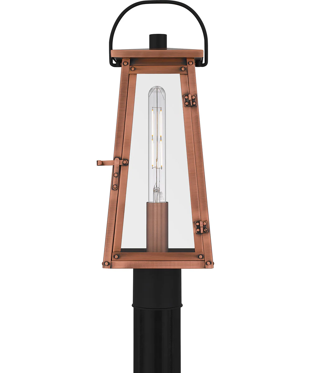 Carolina Large 1-light Outdoor Post Light Aged Copper - Image 3