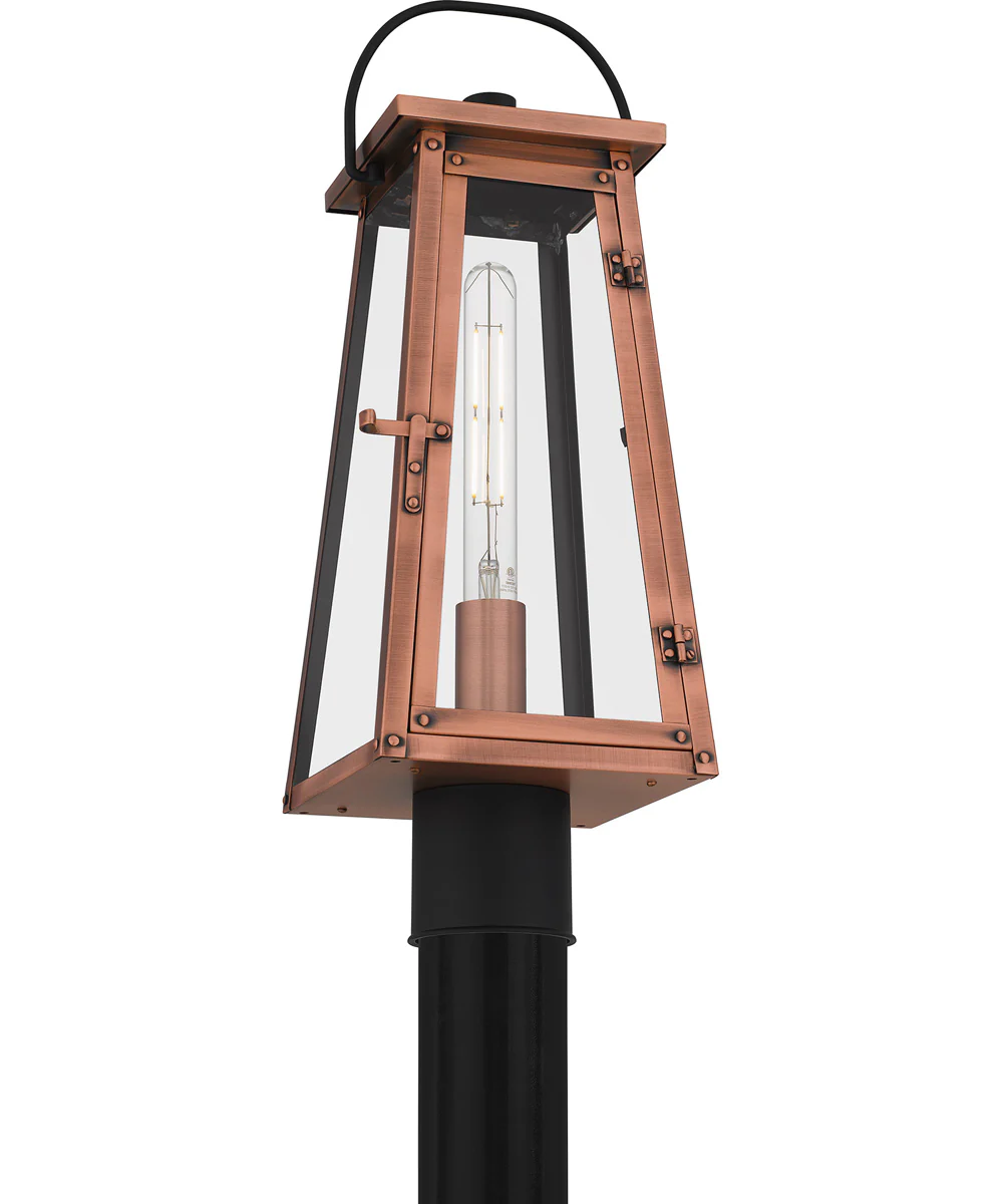 Carolina Large 1-light Outdoor Post Light Aged Copper - Image 4