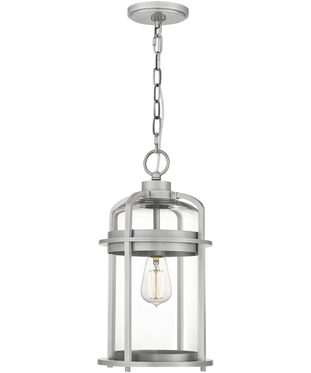 Carrington Large 1-light Outdoor Pendant Light Industrial Aluminum - Image 2