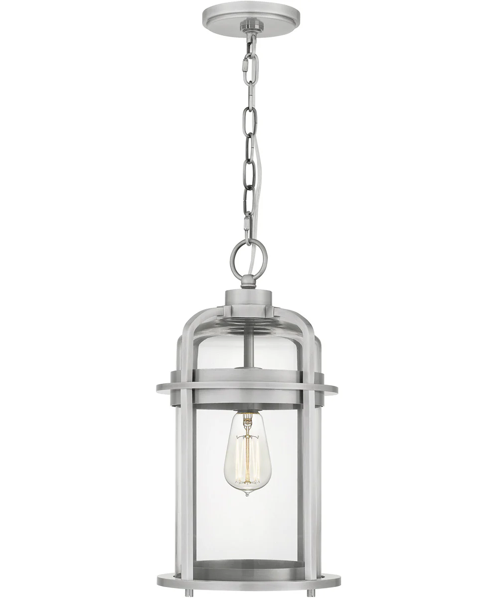 Carrington Large 1-light Outdoor Pendant Light Industrial Aluminum - Image 5