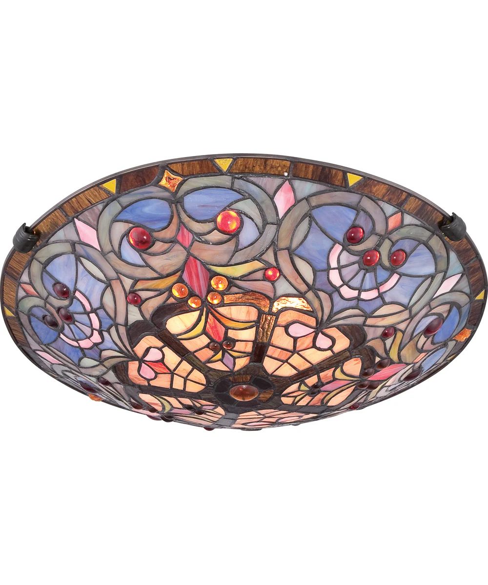 Carroll Large 2-light Flush Mount Vintage Bronze - Image 5