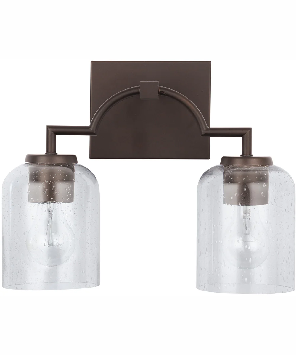 Carter 2-Light Vanity Bronze
