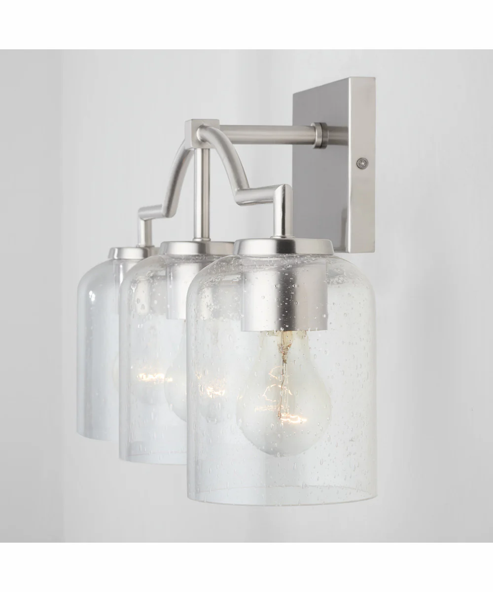 Carter 3-Light Vanity Brushed Nickel - Image 3