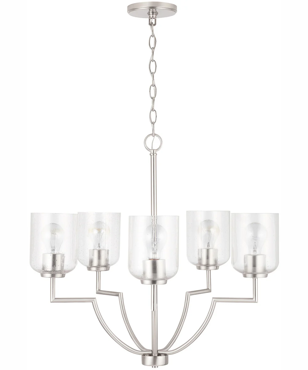 Carter 5-Light Chandelier Brushed Nickel