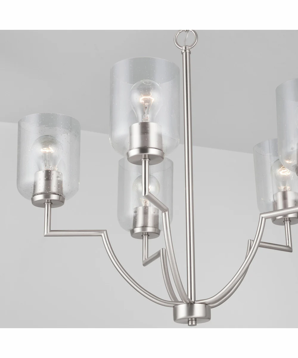 Carter 5-Light Chandelier Brushed Nickel - Image 3