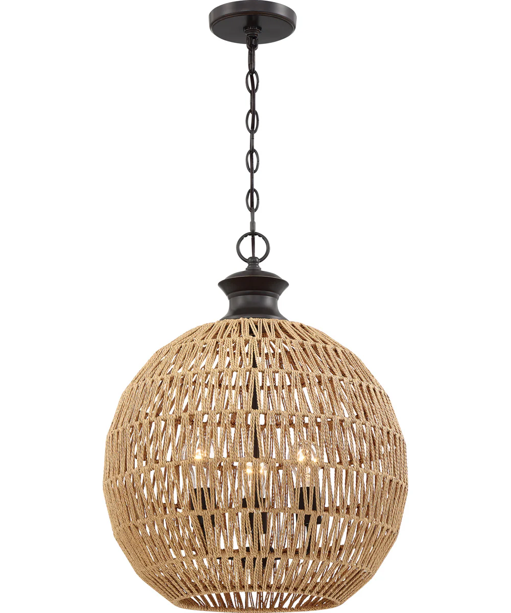 Casablanca 3-light Pendant Palladian Bronze - Image 2