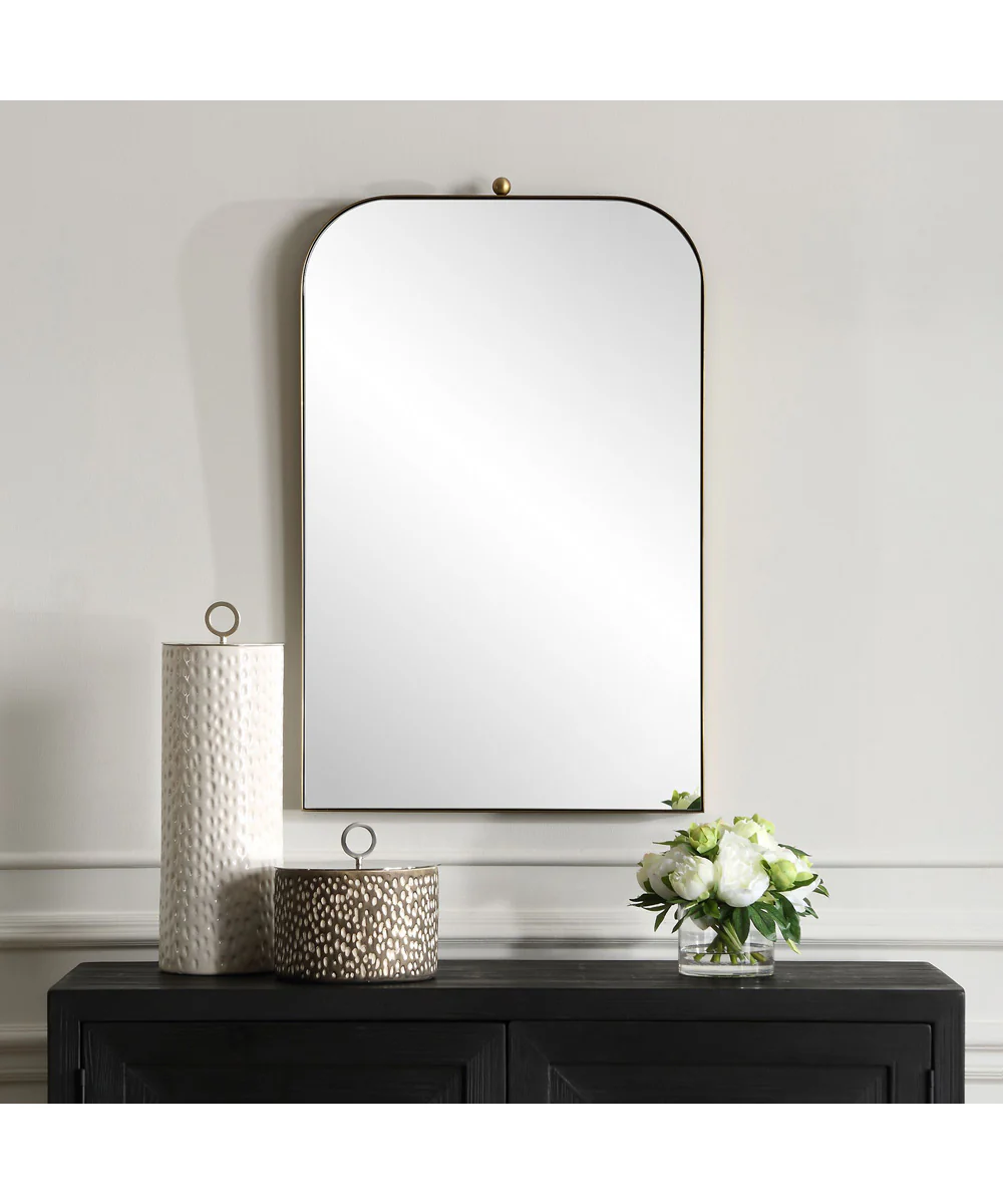 Cassidy Brass Arch Mirror - Image 2