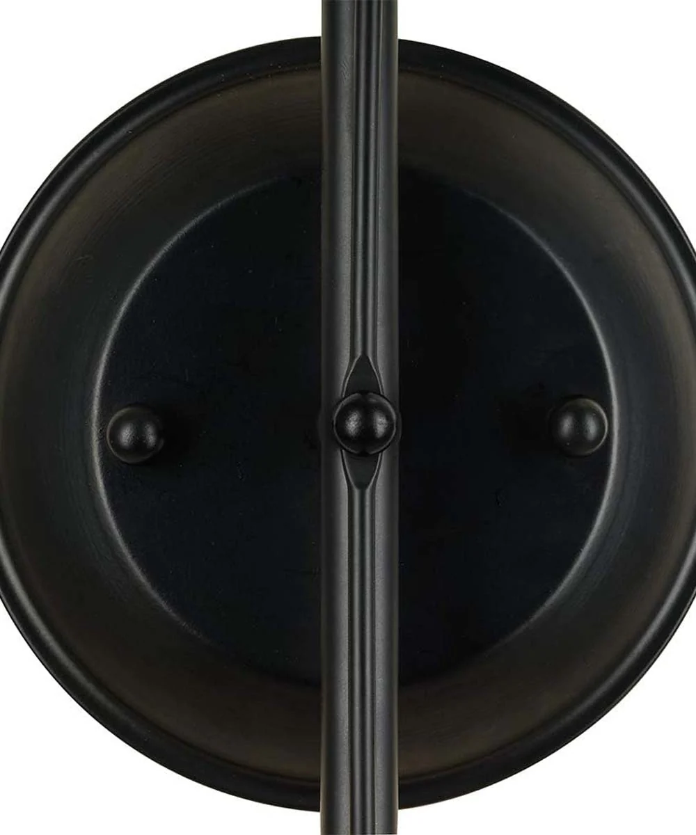 Catalina 17"H 1-Light LED Scroll Décor Wall Sconce Light Fixture Dark Bronze Finish - Image 5