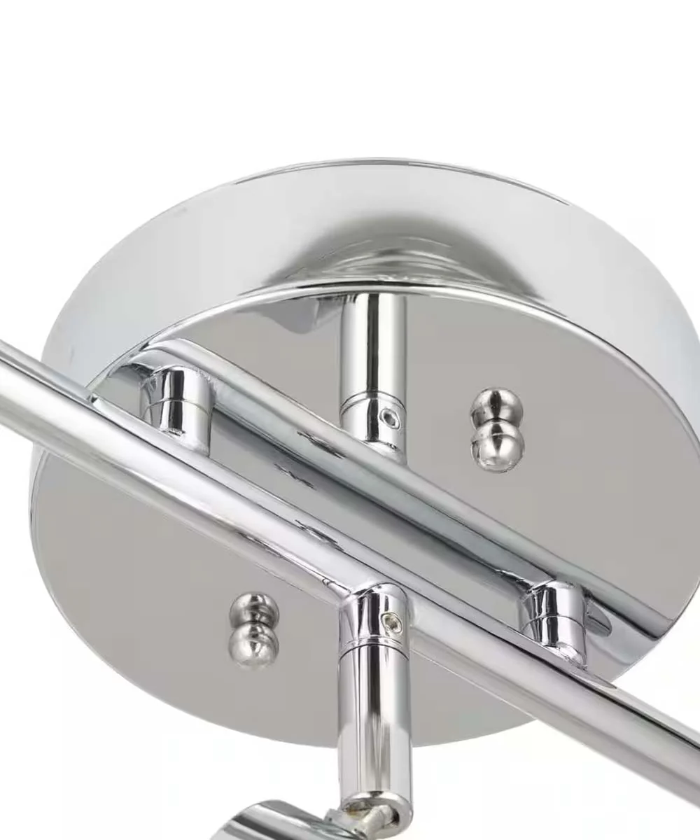 Catalina 19"W 3-Light LED Track Bar Light Fixture Brushed Nickel with Bubble Glass Shades - Image 7