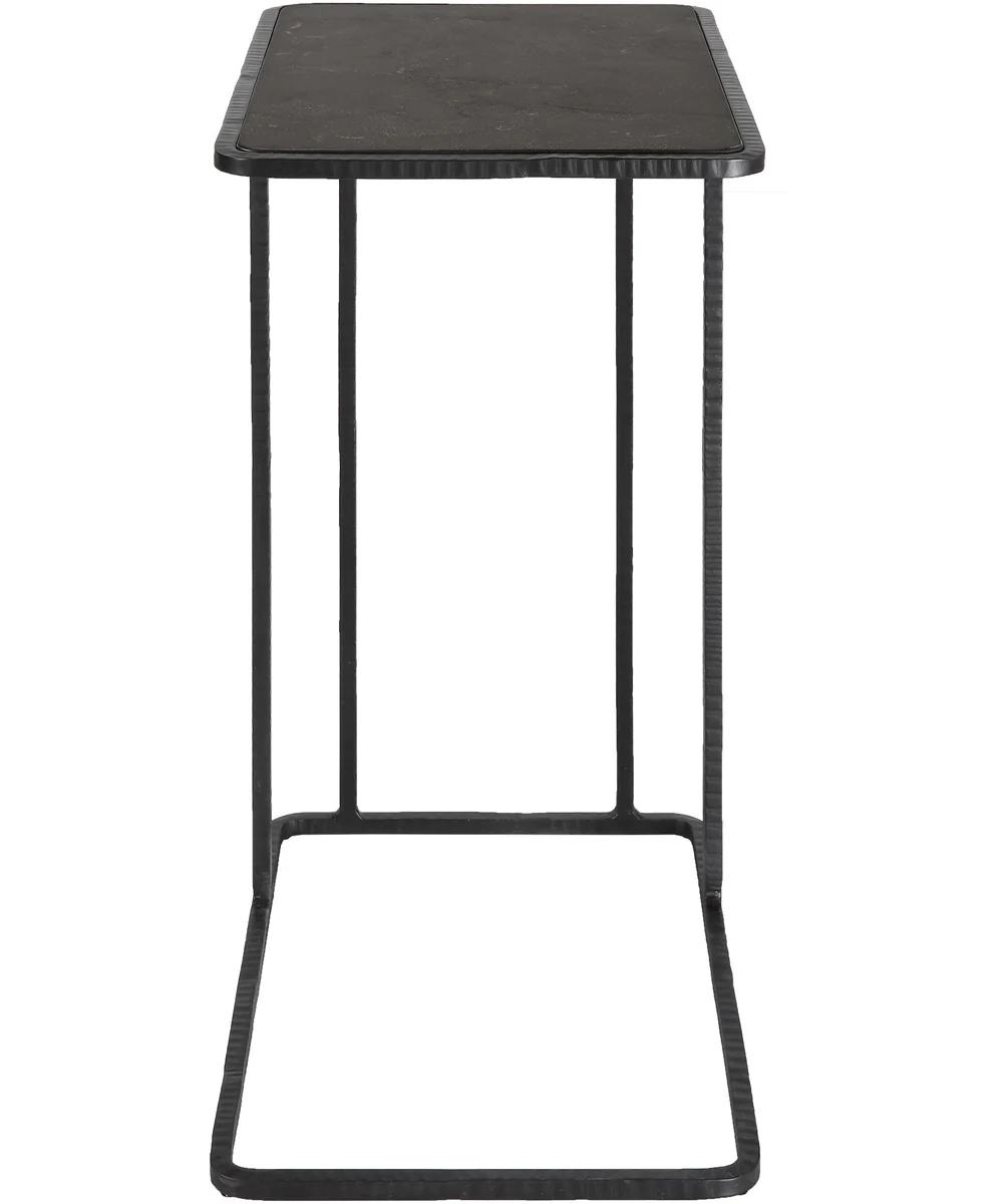 Cavern Stone & Iron Accent Table - Image 6